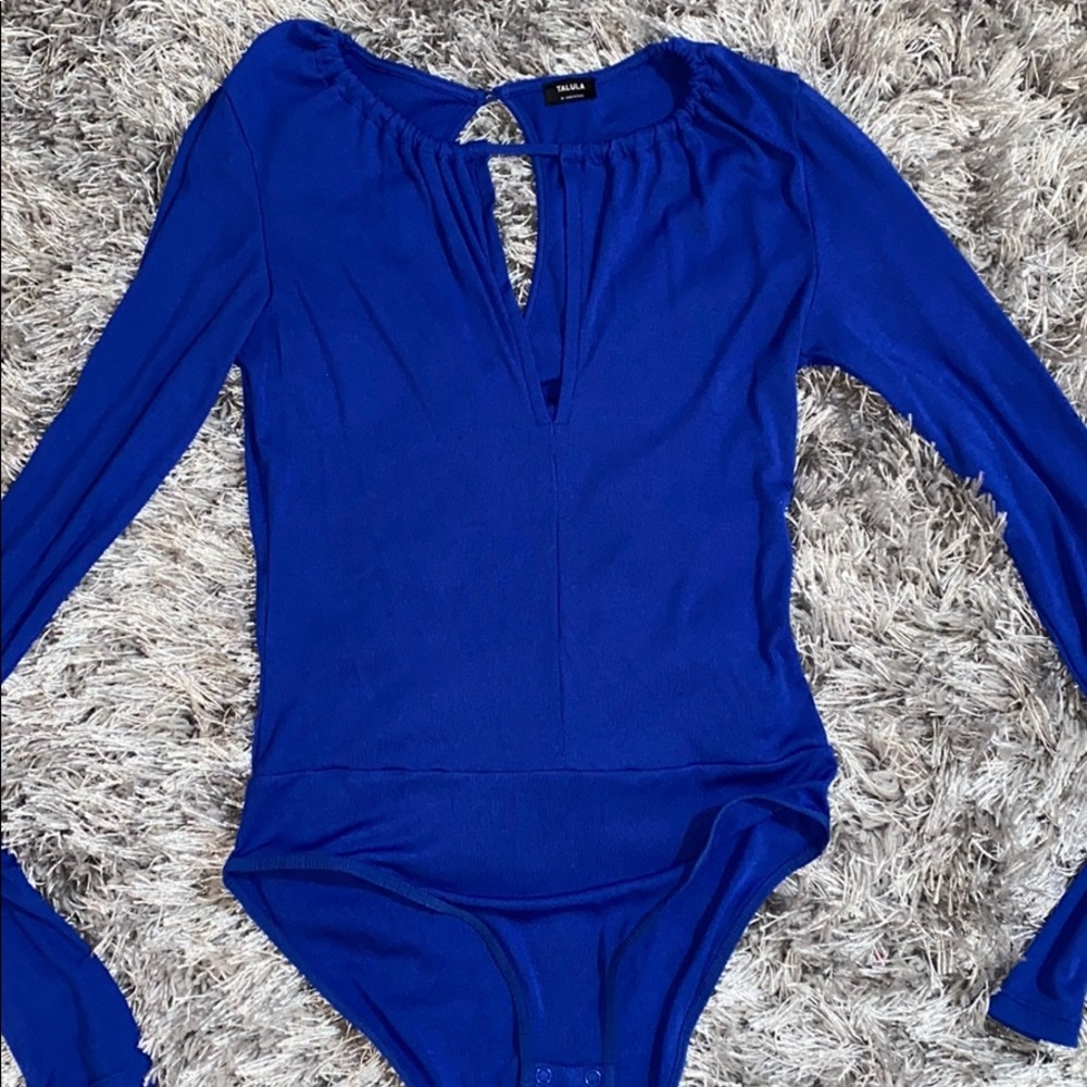 Aritzia blue body suit!